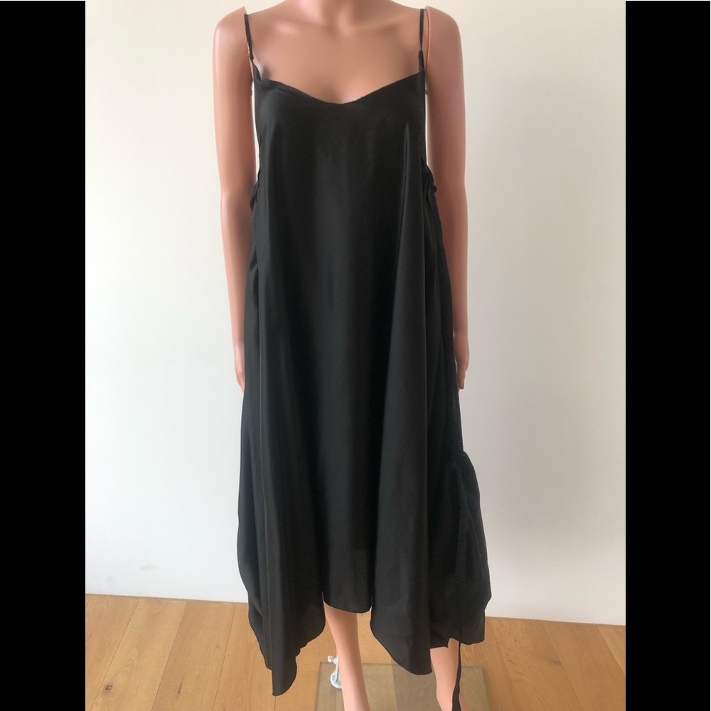 Black Martin Margiela dress.